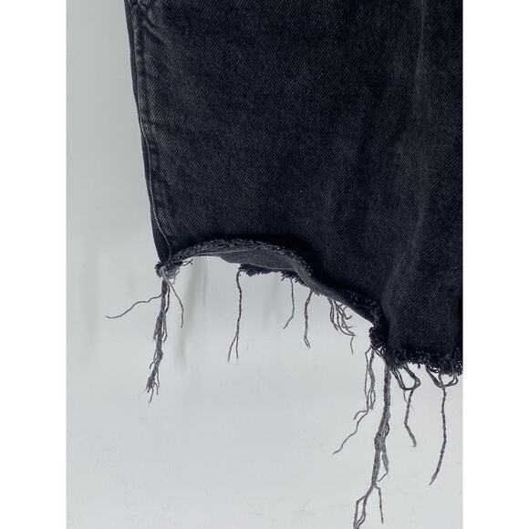 Women's Black Denim Overalls - Picture 7 of 11